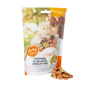 Kattensnacks – Koekjes met kip & zalm