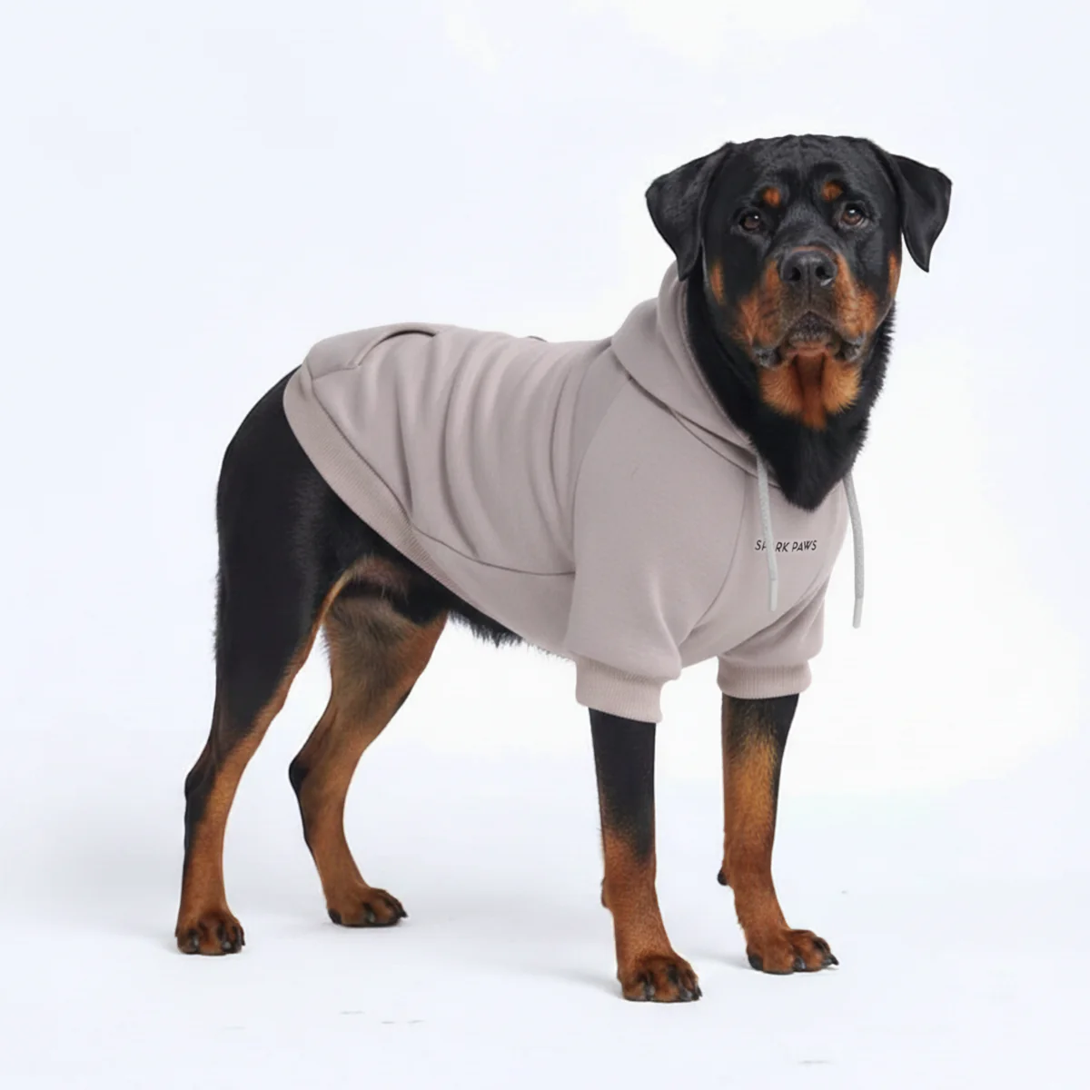 Essentiële hoodie voor honden – Klei