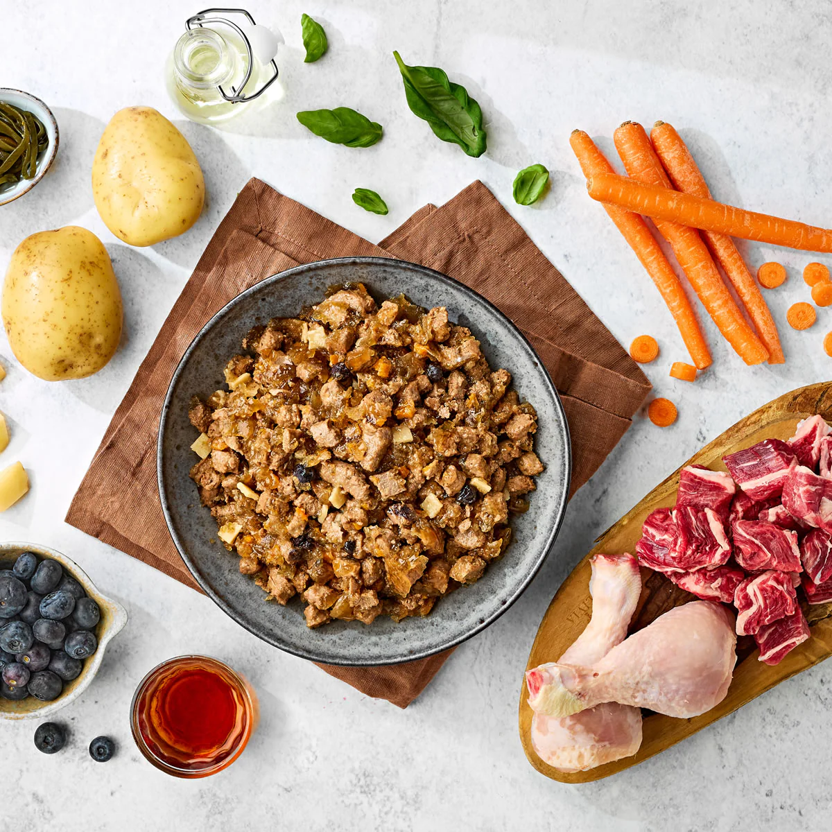 Adult Dog Meaty Selection in Herb Jelly - Grain & Gluten Free Dog Food | 390g Cans x 12 - Afbeelding 3