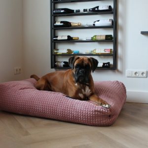 Dog’s Companion® Hondenbed little square soft pink small