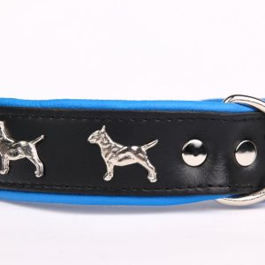 Leren halsband Bull Terriër