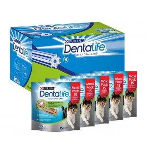 Purina DentaLife Daily Oral Care Medium hondensnack (maxipack) 1 x 15 sticks