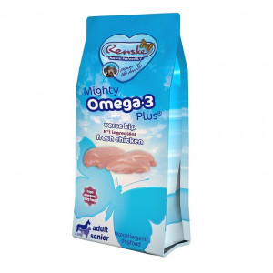 Renske Mighty Omega-3 Plus Adult Senior kip en rijst hypoallergeen hondenvoer 6,5 kg